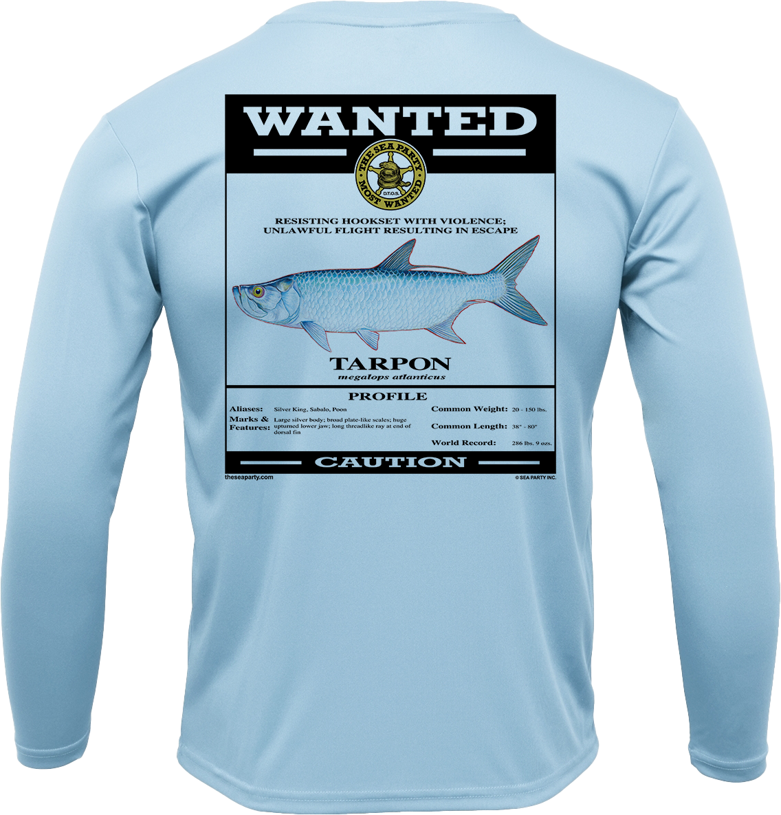 Tarpon Wanted LS Performance Crew – The Sea Party